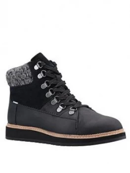 Image of Toms Toms Mesa Waterproof Ankle Boot, Black, Size 6, Women