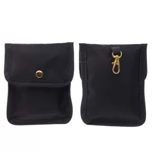 Image of Black Face Covering & Hand Sanitiser Pouch