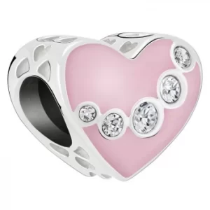 Image of Chamilia Jeweled Swag Crystal Heart Charm