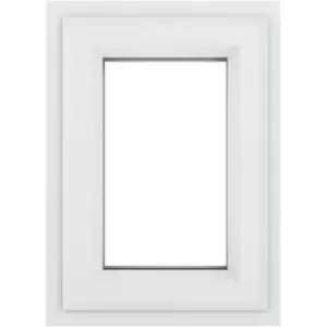 Image of Crystal Casement uPVC Window Top Opening 820mm x 820mm Clear Double Glazing in White