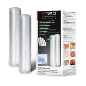 Image of Vacuum Sealer Bags 2 Rolls 27.5 x 600cm Tear Resistant Strong Weld Seal by CASO