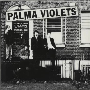 Image of Palma Violets 180 (One Hundred & Eighty) + Bonus CD - Autographed Card 2013 UK vinyl LP RTRADLP700