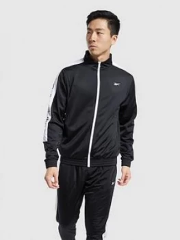 Image of Reebok Training Essentials Logo Track Jacket - Black