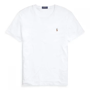 Image of Polo Ralph Lauren Pima T Shirt - White