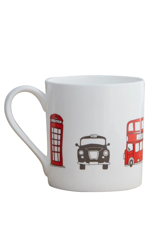 Image of VICTORIA EggS London Skyline Fine Bone China Mug Multi unisex