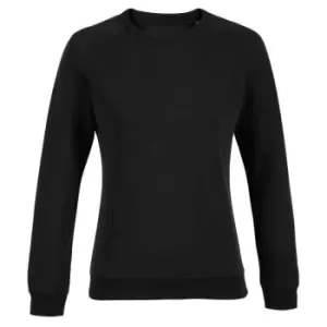 Image of NEOBLU Womens/Ladies Nelson French Terry Sweatshirt (M) (Deep Black)