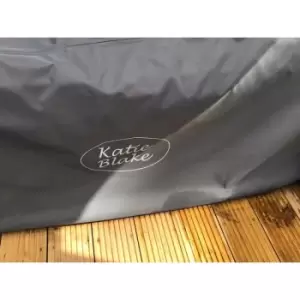 Image of Katie Blake Seville 6 Seater Rectangular Fire Pit Set Cover, Nylon, Check