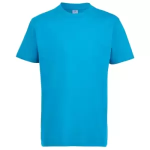Image of SOLS Kids Unisex Imperial Heavy Cotton Short Sleeve T-Shirt (2yrs) (Aqua)