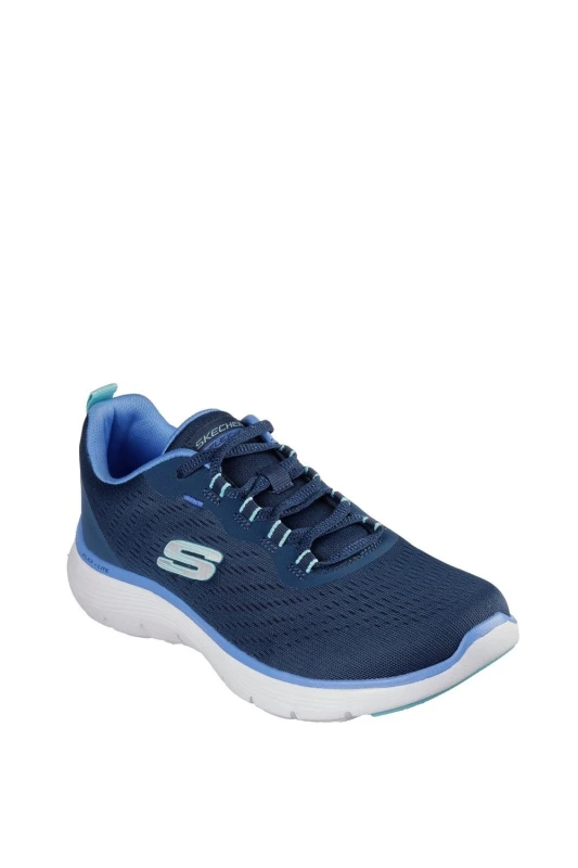 Image of Skechers Womens Flex Appeal 5.0 Trainer in Navy Size: 4 Navy Female 4