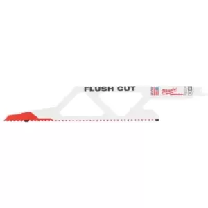 Image of Milwaukee Flush Cutting Reciprocating Saw Blades 300mm Pack of 1