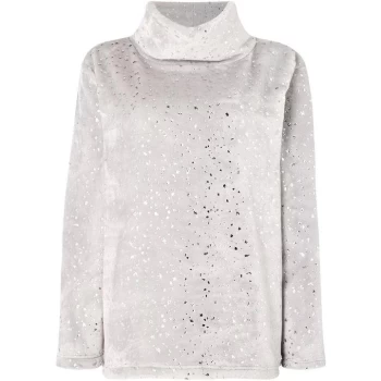 Image of Maison De Nimes Foil flecked snuggle top - Grey
