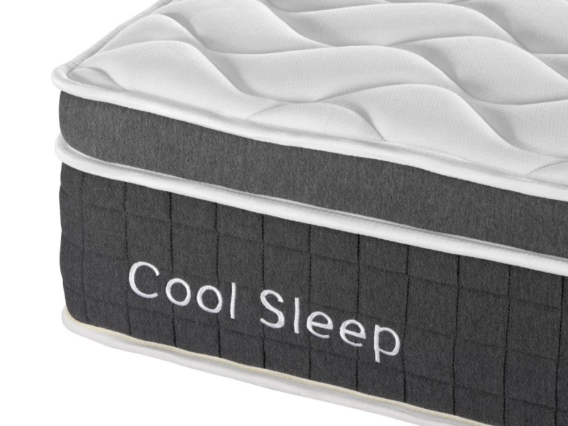 Image of Arthur Sleep Cool Memory Foam Medium Firm Gel Hybrid Mattress in White Size: Double White Unisex Double