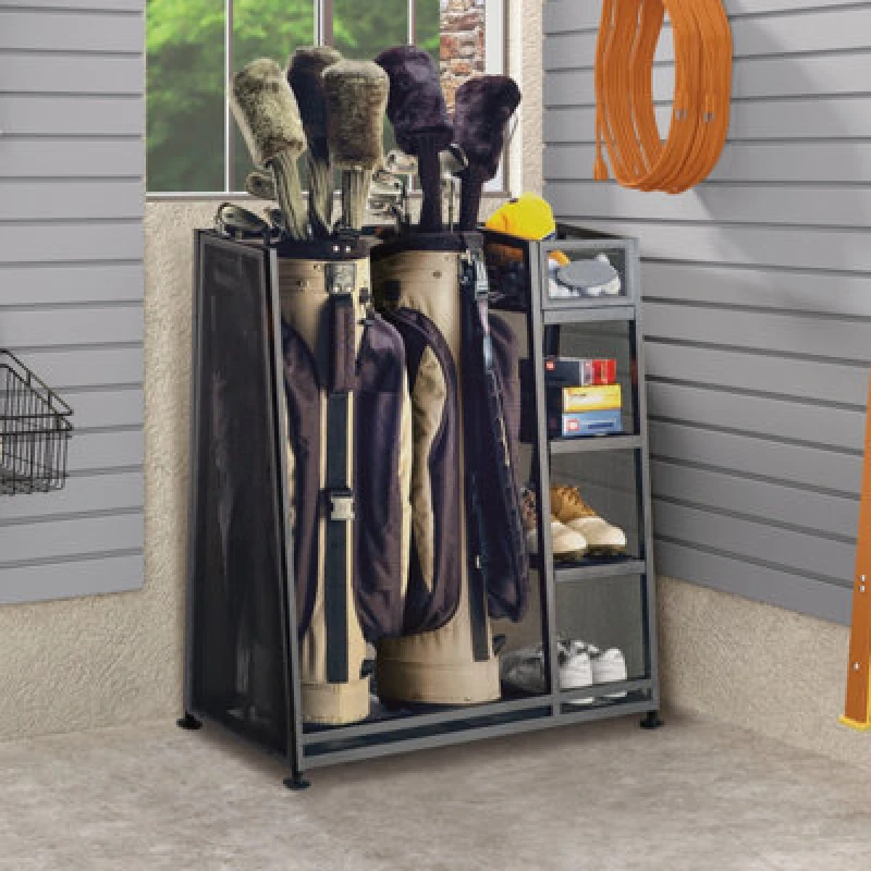 Image of Suncast Garage Golf Organiser Rack