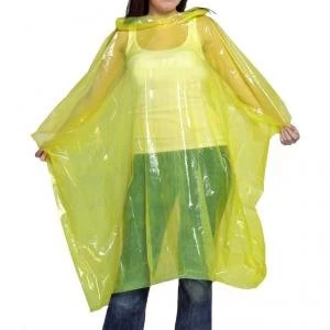 Image of Waterproof Rain Poncho Yellow Ref WRPY Pack 10 Up to 3 Day Leadtime