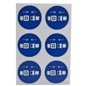 Image of This Area Must Be Kept Clear At All Times - Sav (200 X 300MM)