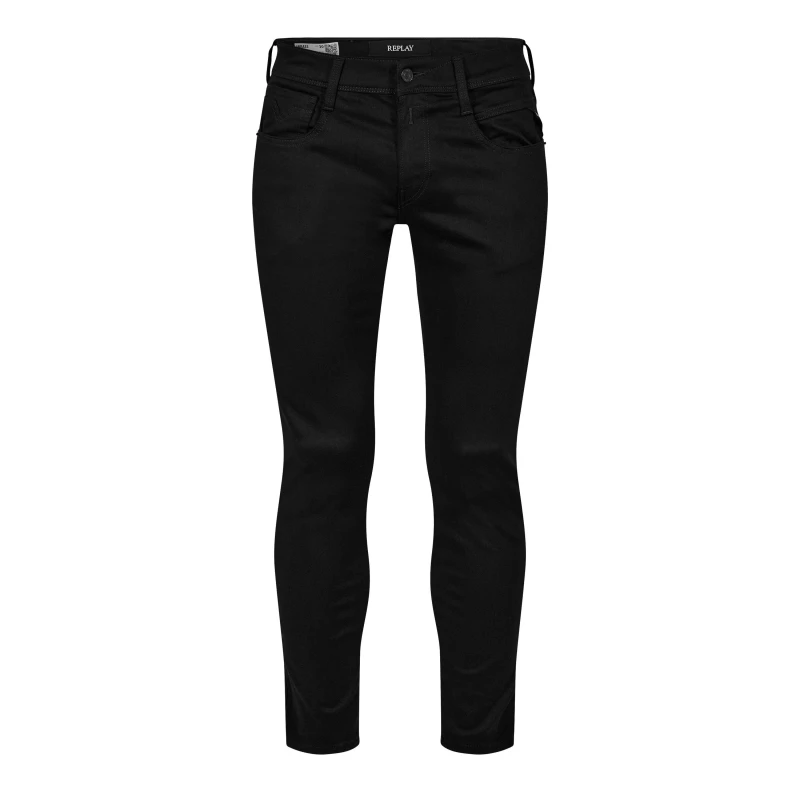 Image of Replay Hyperflex Anbass Slim Jeans 098 Black male 30W S