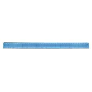 Image of Helix Shatter Resistant Ruler Gridded 45cm Blue Pack of 10 L28040