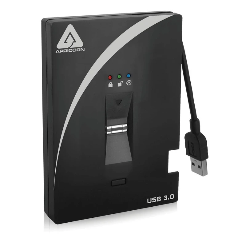 Image of Apricorn Aegis Bio 3.0 SSD 512GB Black