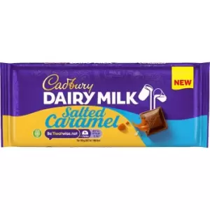 Image of Cadbury Dairy Milk Salted Caramel Chocolate Bar 120g