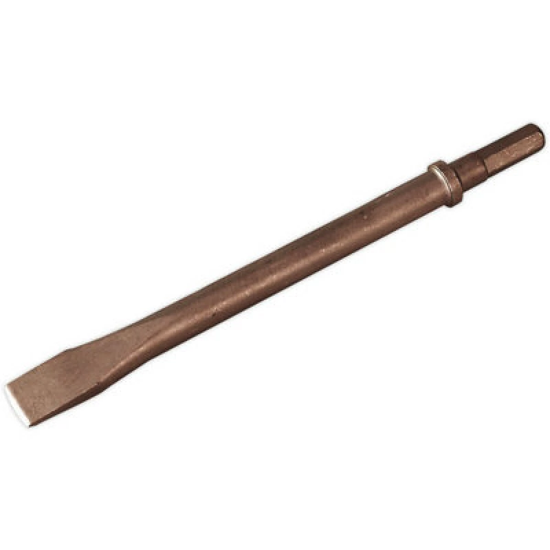 Image of Loops 240mm Flat Chisel - Hex Shank - Suitable for ys07493 Heavy Duty Air Hammer Metallics