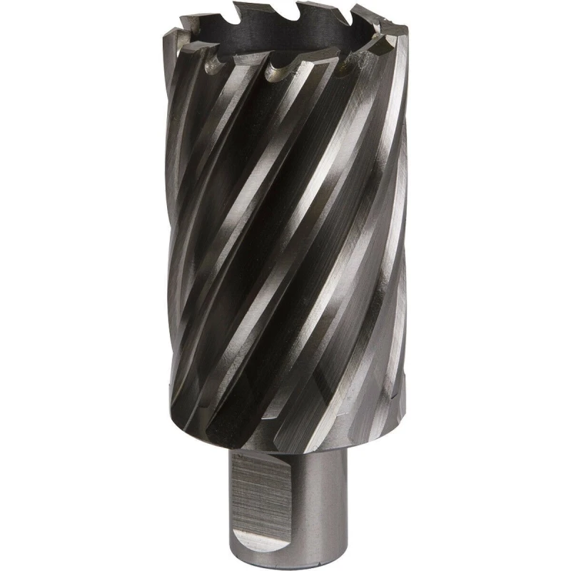 Image of Loops 38mm x 50mm Depth Rotabor Cutter - M2 Steel Annular Metal Core Drill 19mm Shank Metallics