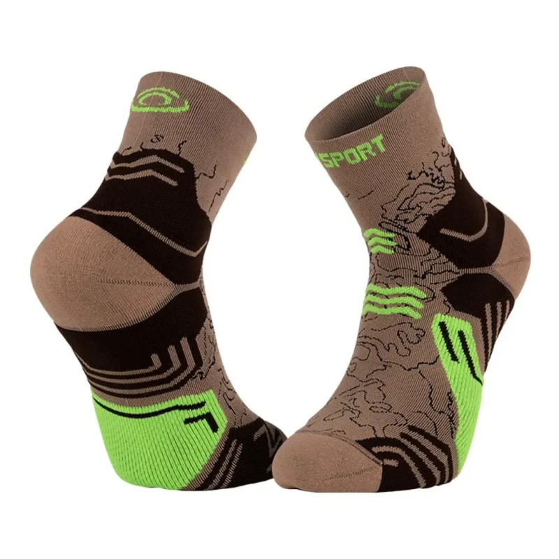 Image of Mid polyamide socks BV Sport Trek GR Beige Unisex 39/41