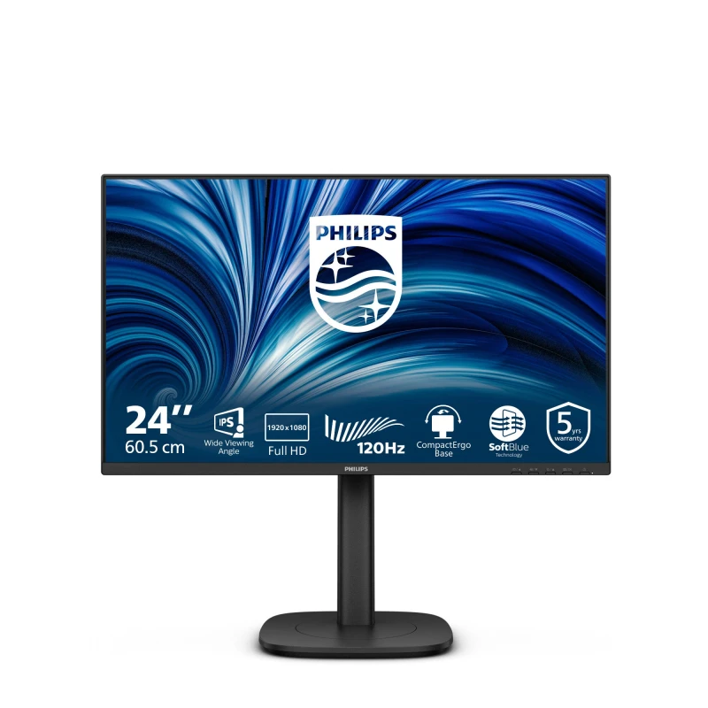 Image of Philips 3000 series 24B2N3200J/00 computer monitor 60.5cm (23.8") 1920 x 1080 pixels Full HD LCD Black 24B2N3200J/00