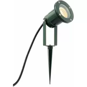 Image of Loops - Green Adjustable IP65 Ground Spike Spotlight - 7W LED GU10 - Aluminium Alloy