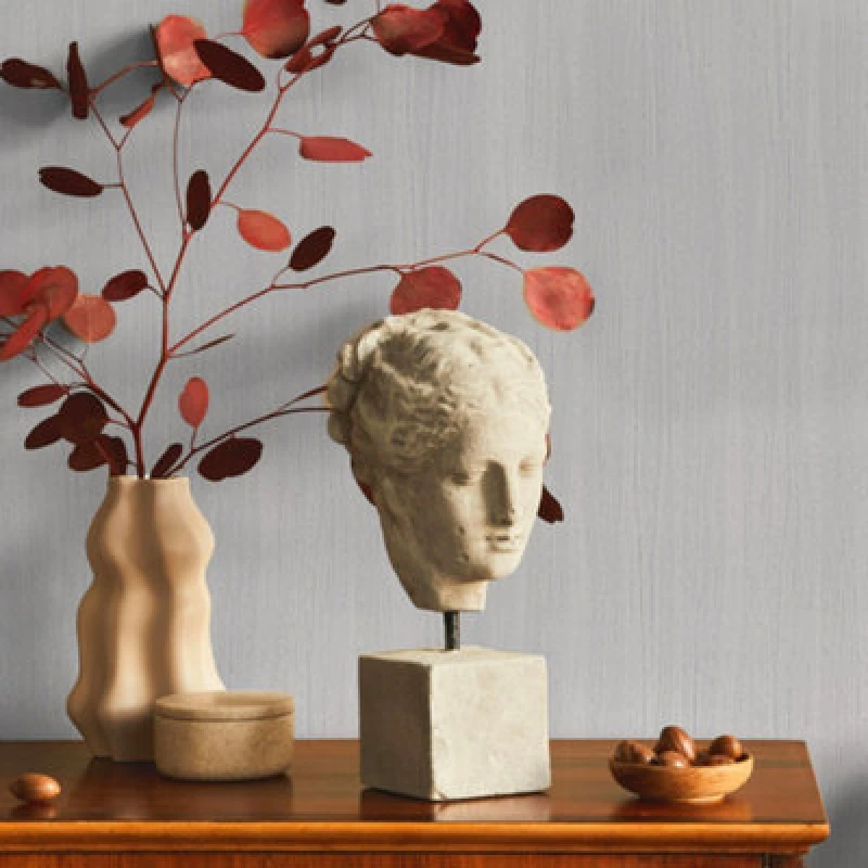 Image of Boutique Boutique Flow Texture Grey Wallpaper in Light Grey Size: 10000mm_x_520mm Light Grey 10000mm_x_520mm Unisex 5011583703382