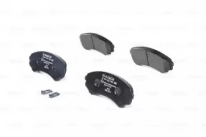 Image of Bosch 0986424709 BP422 Brake Pad Set Disc Brake Front Axle