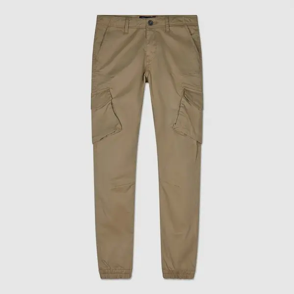 Image of Cotton Skinny Cargo Trousers