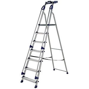Image of Werner Workstation 7 Tread Aluminium Stepladder