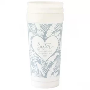 Image of Arora 7565 Said with Sentiment Travel Mug-Sister, Stainless Steel