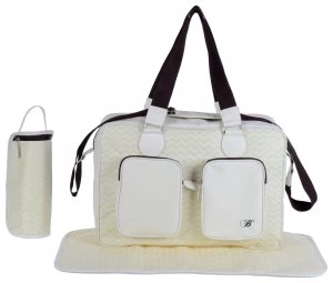 Image of My Babiie Billie Faiers Deluxe Cream Changing Bag