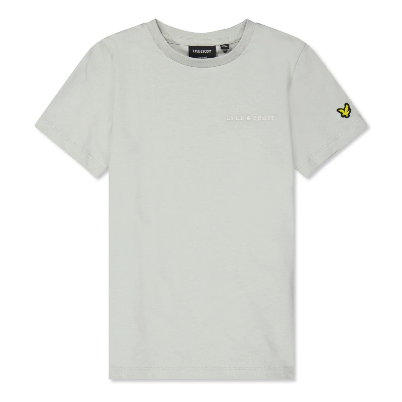 Image of Lyle and Scott L&S Script T-Shirt Juniors - Grey Grey One Size