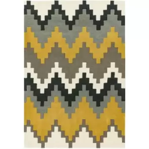 Image of Asiatic - Cuzzo - Matrix MAX69 200cm x 300cm Rectangle - Yellow and Ivory and Multicoloured