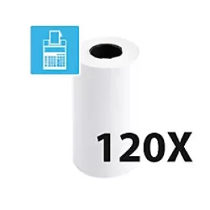 Image of Exacompta Receipt Rolls 43642E White 57 x 30 x 12mm Pack of 120
