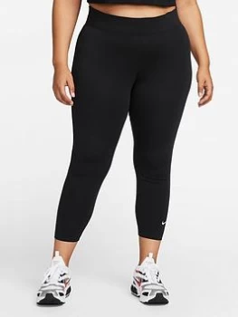 Image of Nike NSW Essential Leggings (Curve) - Black, Size 18-20=1X, Women