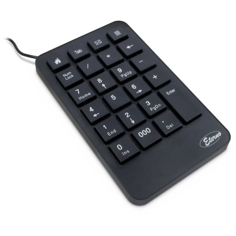 Image of Inter-Tech KB-120 numeric keypad Universal USB Black