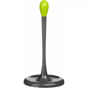 Image of Grey and Lime Green Kitchen Roll Holder - Premier Housewares