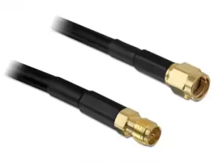 Image of DeLOCK 2m RP-SMA coaxial cable CFD200 Black