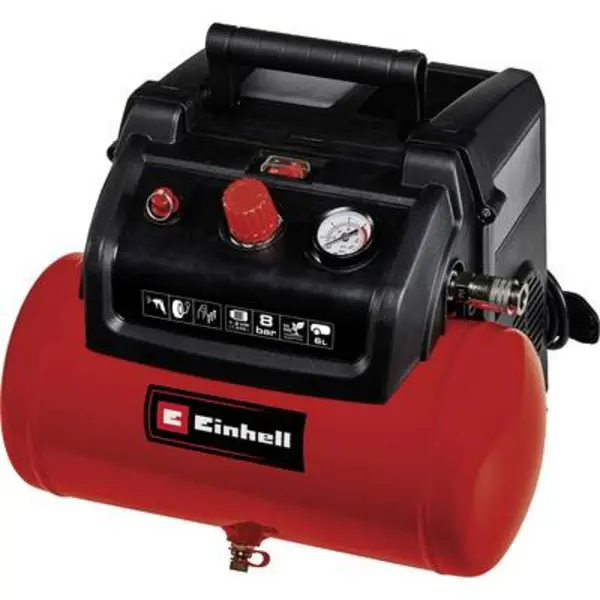 Image of Einhell Air compressor TC-AC 190/6/8 OF Set 6 l 8 bar
