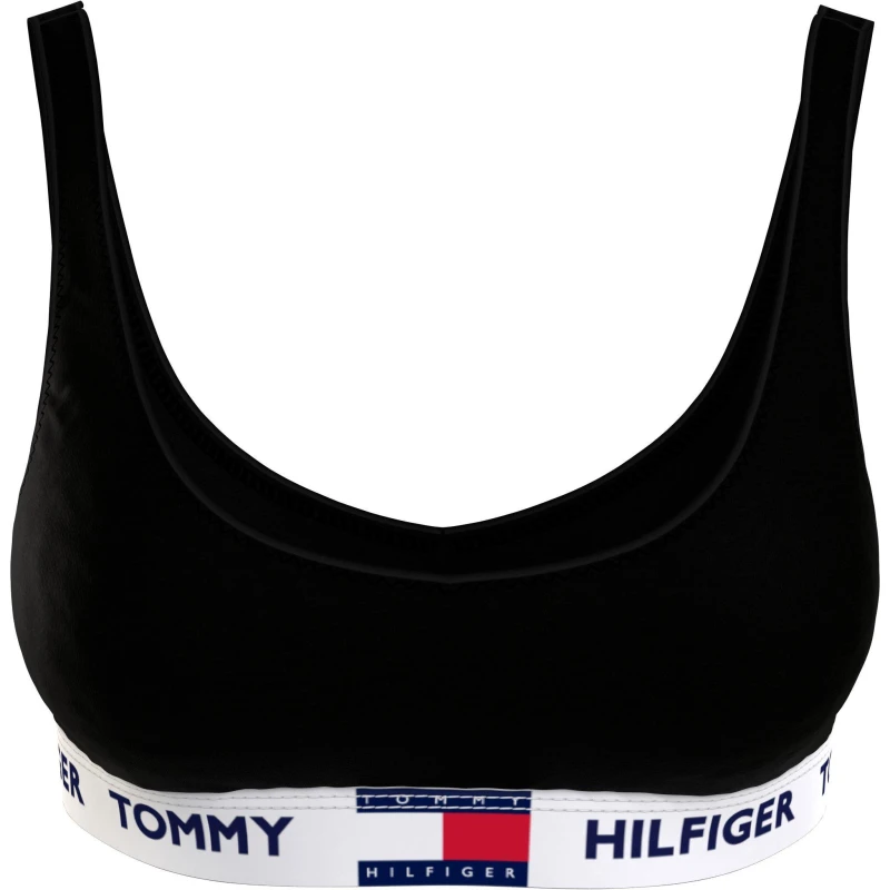 Image of Tommy Hilfiger 85 Unpadded Bralette - Black 10