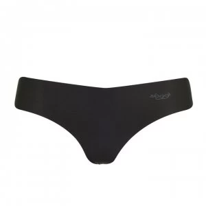 Image of Sloggi Sloggi Zero Feel Brazilian Briefs - Black 0004
