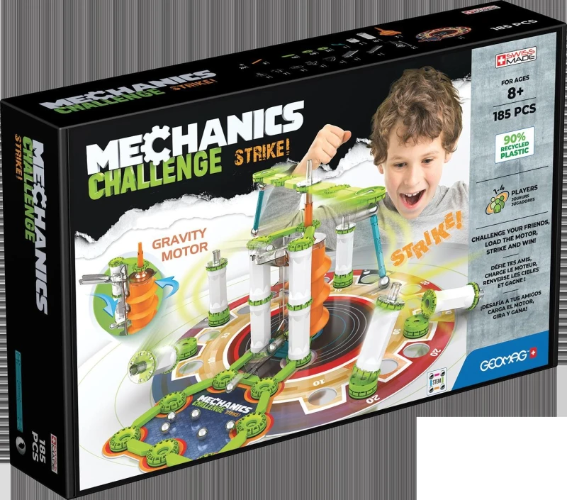 Image of Geomag Mechanics Magnetic Challenge Strike - 185 Pieces Multi unisex