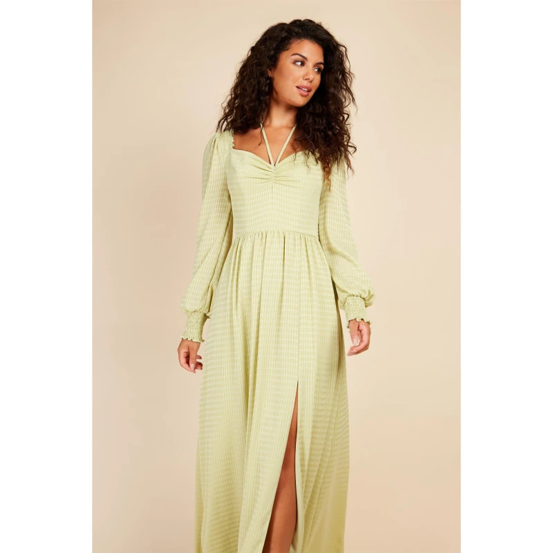Image of Little Mistress Womens Maxi Dress Maxi Dresses 8 (XS) Green 65345015310