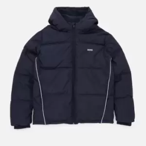 Image of Hugo Boss Boys Water Repellant Shell Puffer Jacket