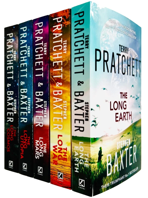 Image of Long Earth Series Books 1-5 Collection Set by Terry Pratchett & Stephen Baxter Stephen Baxter Books