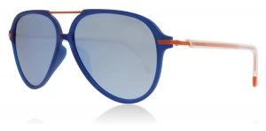 Image of Police SPL582 Sunglasses Matte Blue Z80X Polariserade 58mm
