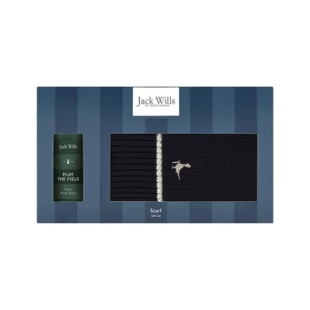 Image of Jack Wills Scarf and Spray Gift Set - Navy